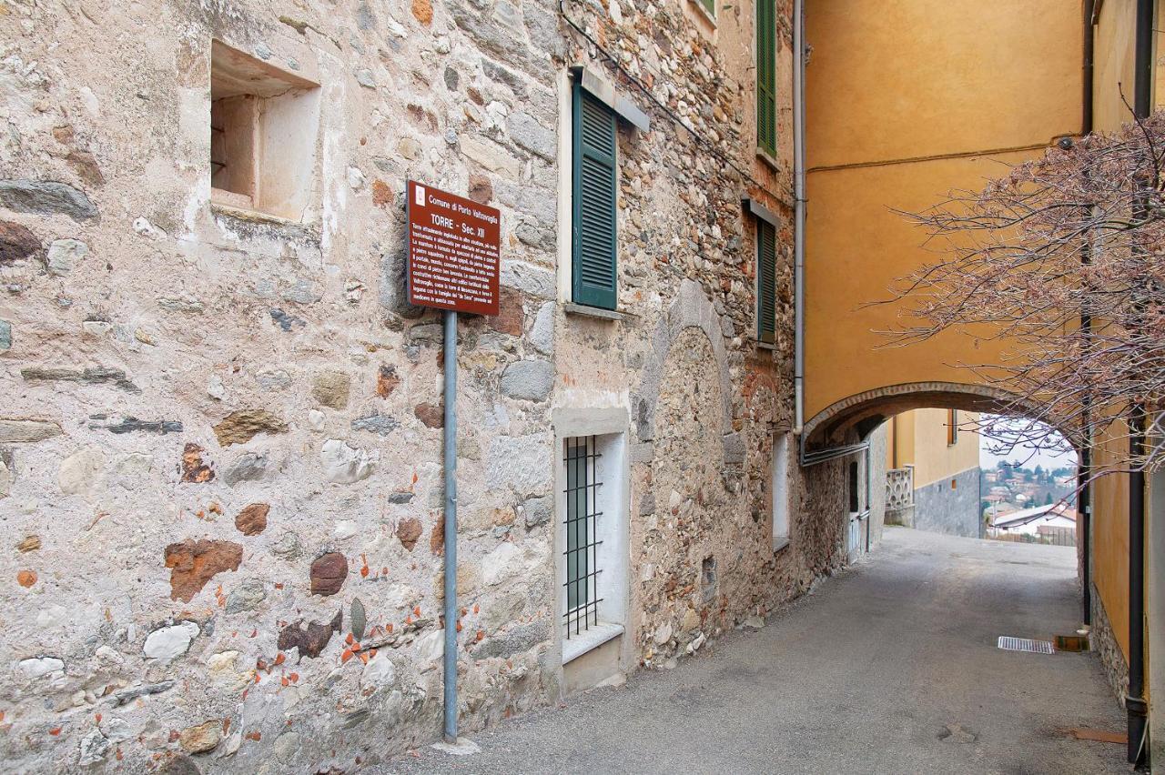 La Vecchia Torre Lejlighed Porto Valtravaglia Eksteriør billede